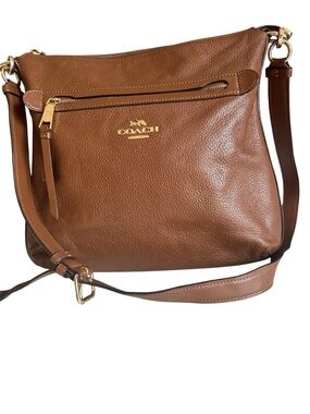 Coach Mae Pebbled Leather Crossbody Bag